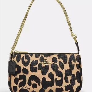 Coach Nolita 19 Leopard Print Shoulder Bag